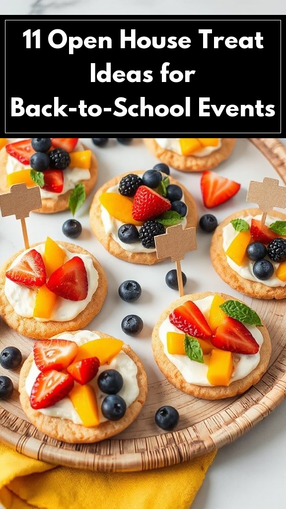 11 Open House Treat Ideas for Back-to-School Events