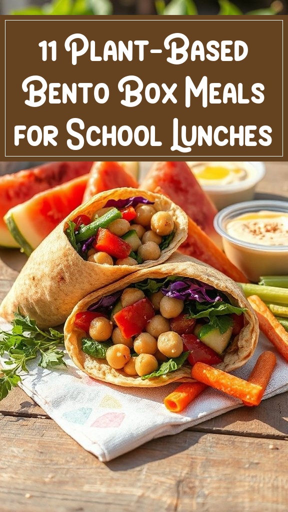 11 Plant-Based Bento Box Meals for School Lunches