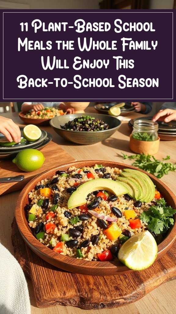 11 Plant-Based School Meals the Whole Family Will Enjoy This Back-to-School Season