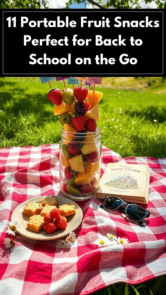 11 Portable Fruit Snacks Perfect for Back to School on the Go