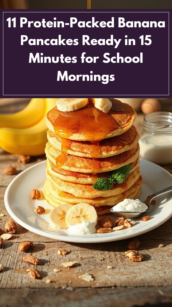 11 Protein-Packed Banana Pancakes Ready in 15 Minutes for School Mornings