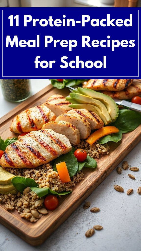 11 Protein-Packed Meal Prep Recipes for School