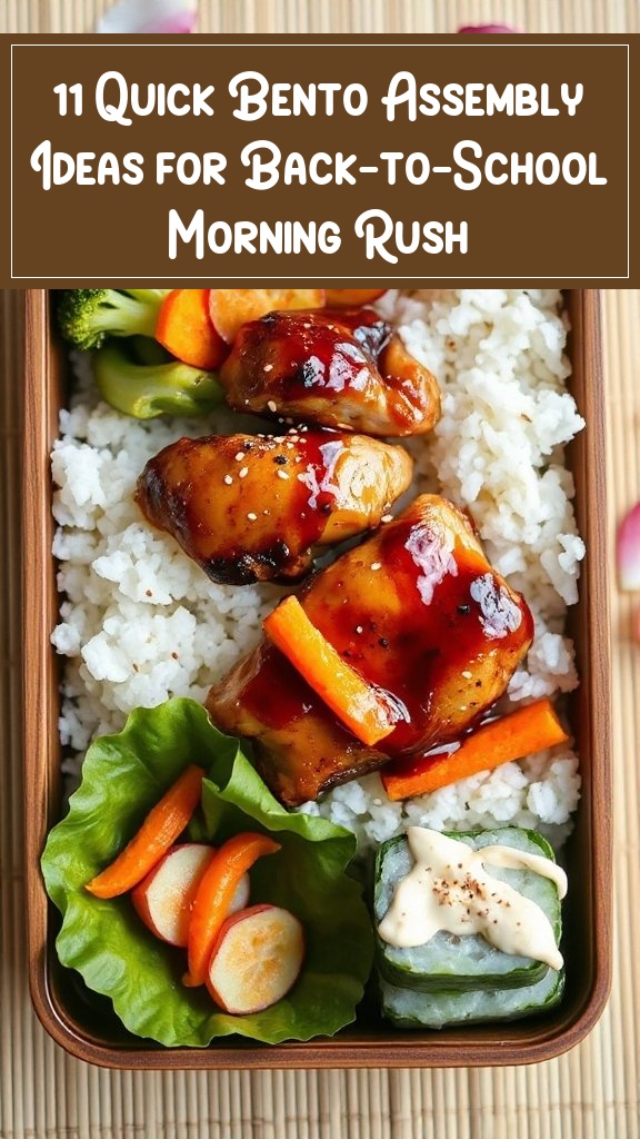 11 Quick Bento Assembly Ideas for Back-to-School Morning Rush