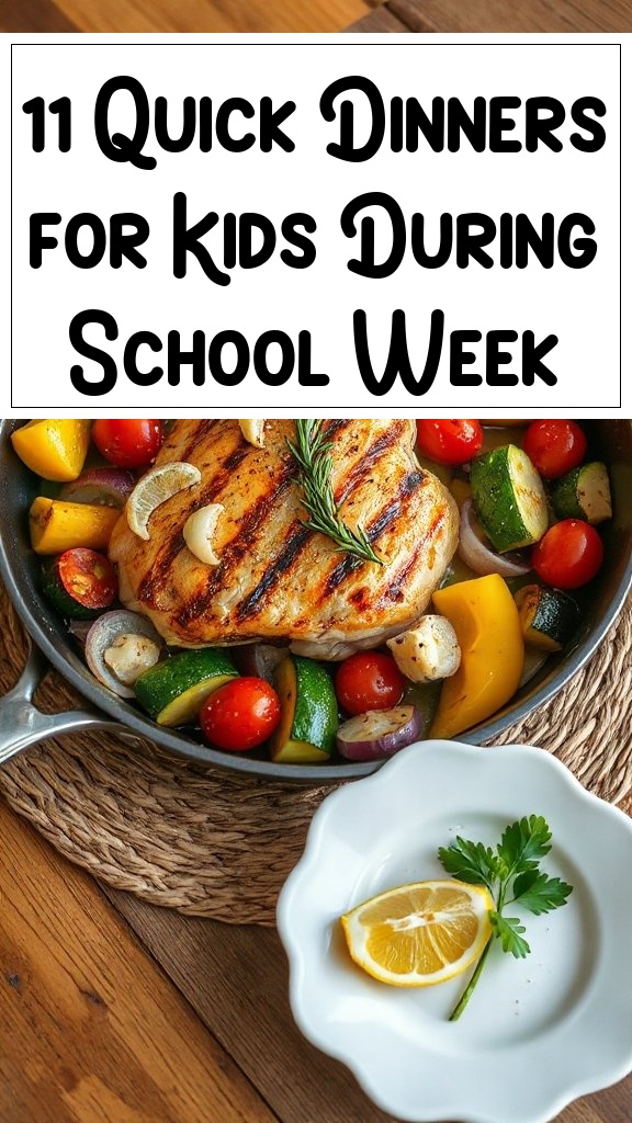 11 Quick Dinners for Kids During School Week