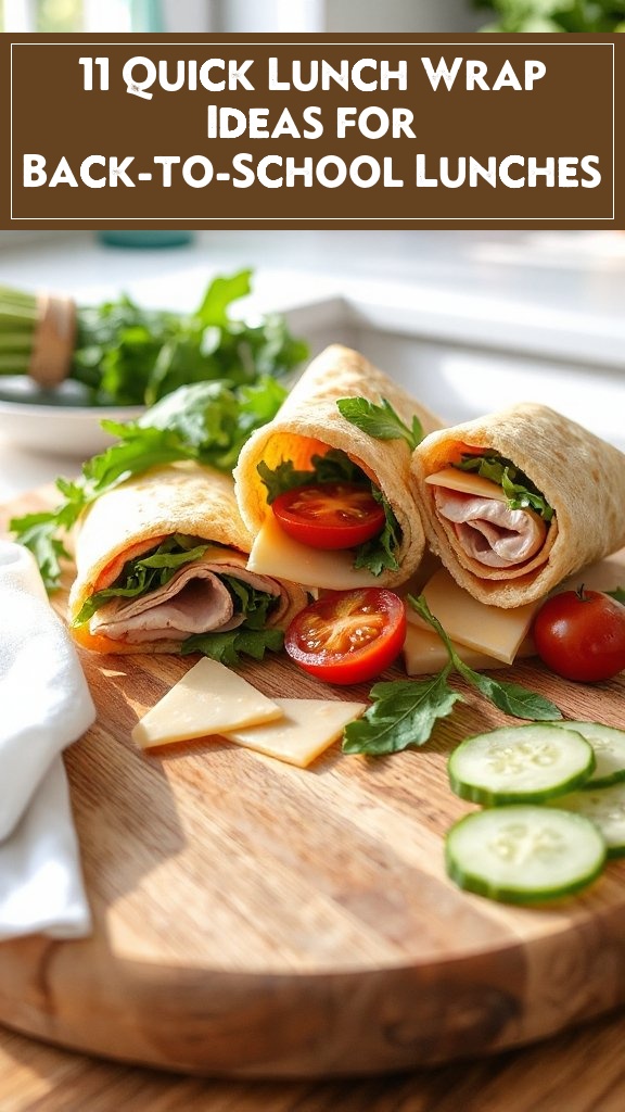 11 Quick Lunch Wrap Ideas for Back-to-School Lunches