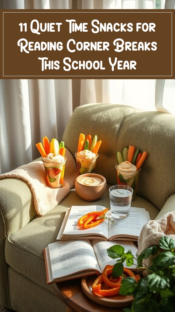 11 Quiet Time Snacks for Reading Corner Breaks This School Year