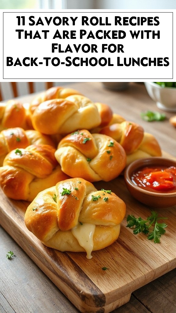11 Savory Roll Recipes That Are Packed with Flavor for Back-to-School Lunches