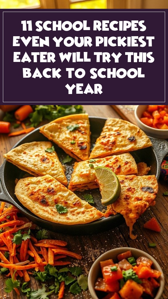 11 School Recipes Even Your Pickiest Eater Will Try This Back-to-School Year