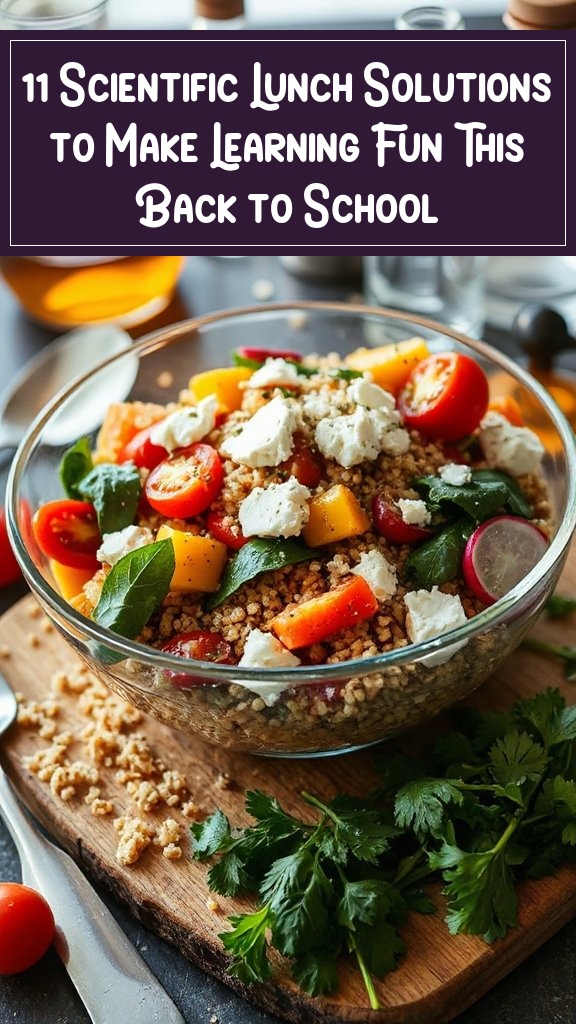 11 Scientific Lunch Solutions to Make Learning Fun This Back to School