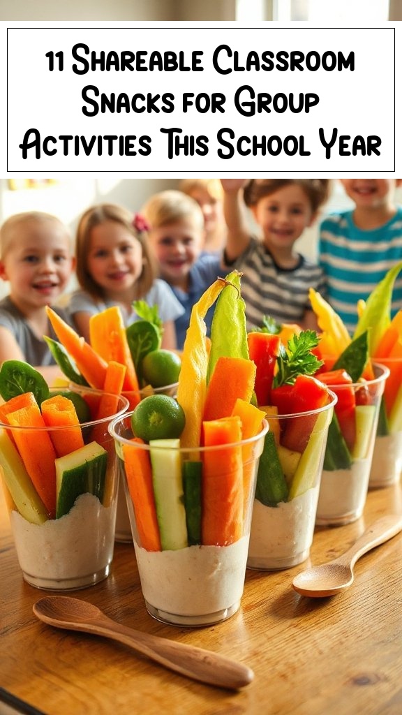 11 Shareable Classroom Snacks for Group Activities This School Year