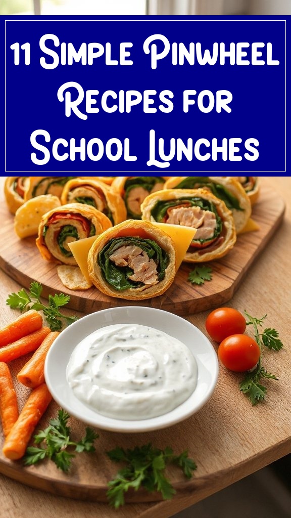 11 Simple Pinwheel Recipes for School Lunches