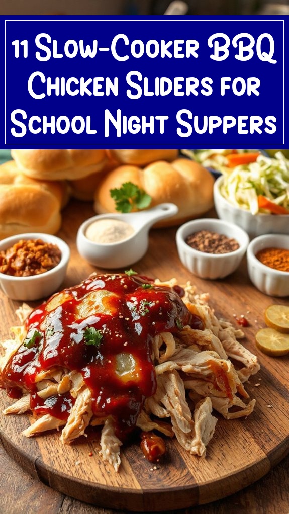 11 Slow-Cooker BBQ Chicken Sliders for School Night Suppers