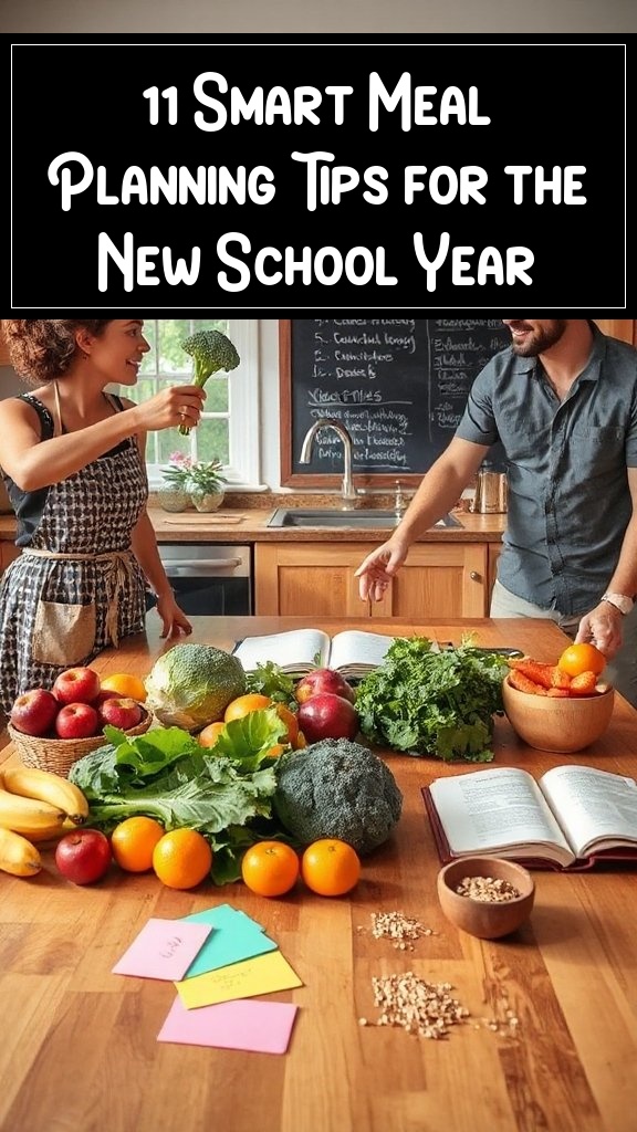 11 Smart Meal Planning Tips for the New School Year