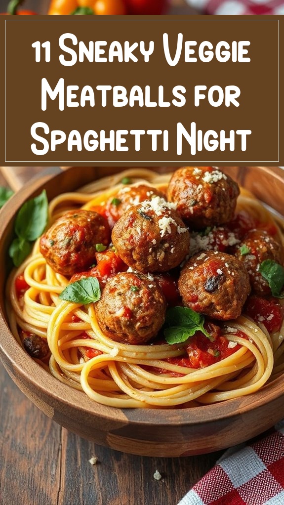 11 Sneaky Veggie Meatballs for Spaghetti Night