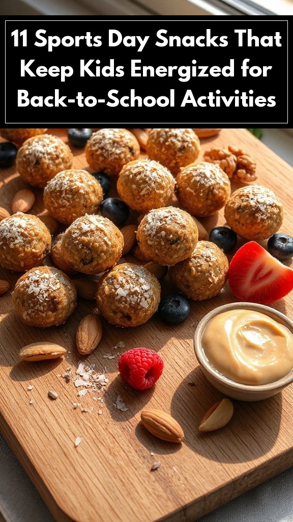 11 Sports Day Snacks That Keep Kids Energized for Back-to-School Activities