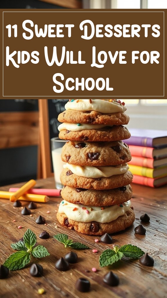 11 Sweet Desserts Kids Will Love for School