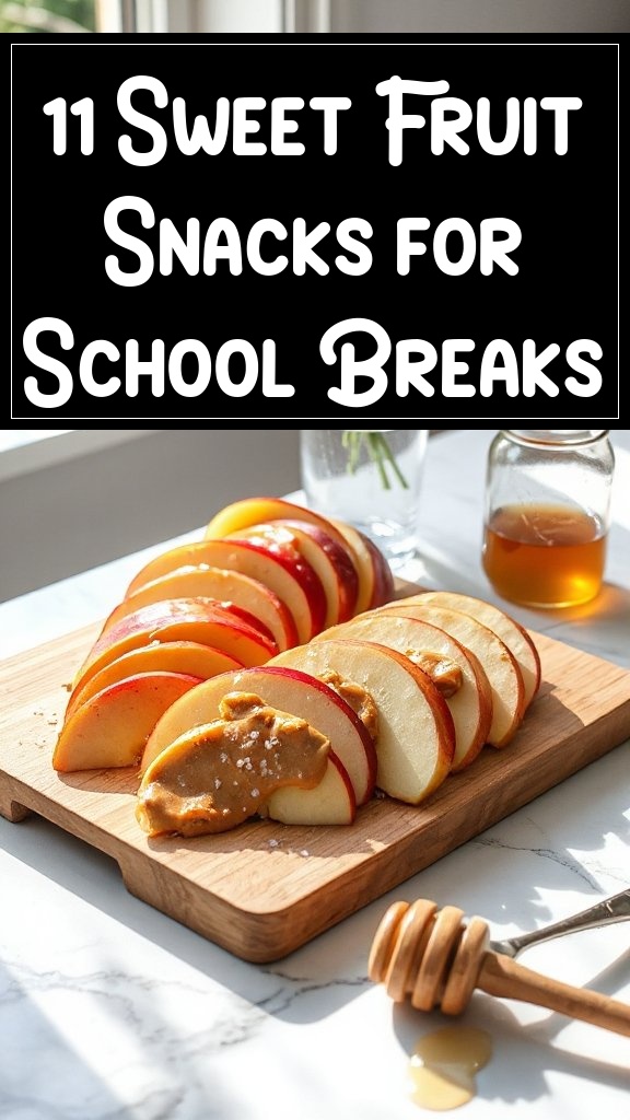 11 Sweet Fruit Snacks for School Breaks