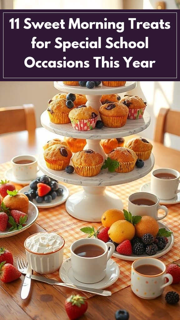 11 Sweet Morning Treats for Special School Occasions This Year