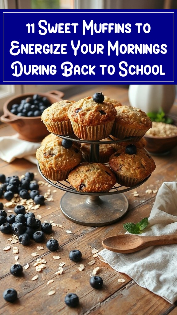 11 Sweet Muffins to Energize Your Mornings During Back to School