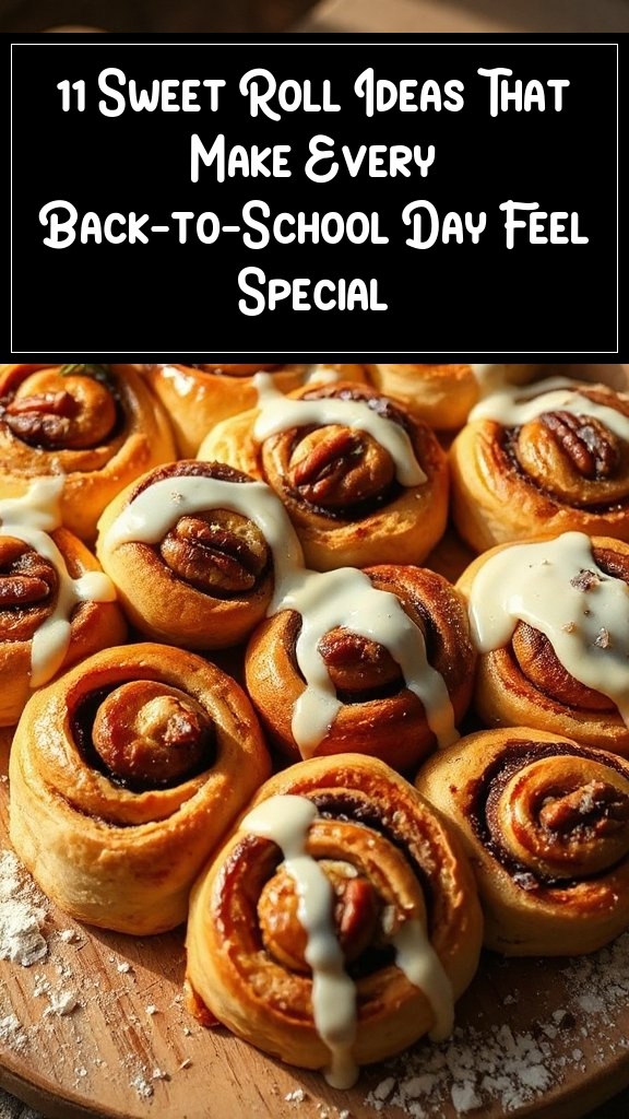 11 Sweet Roll Ideas That Make Every Back-to-School Day Feel Special