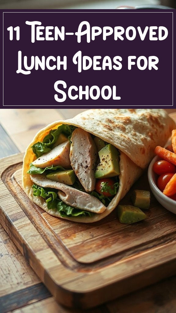 11 Teen-Approved Lunch Ideas for School