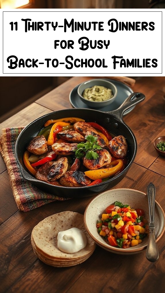 11 Thirty-Minute Dinners for Busy Back-to-School Families