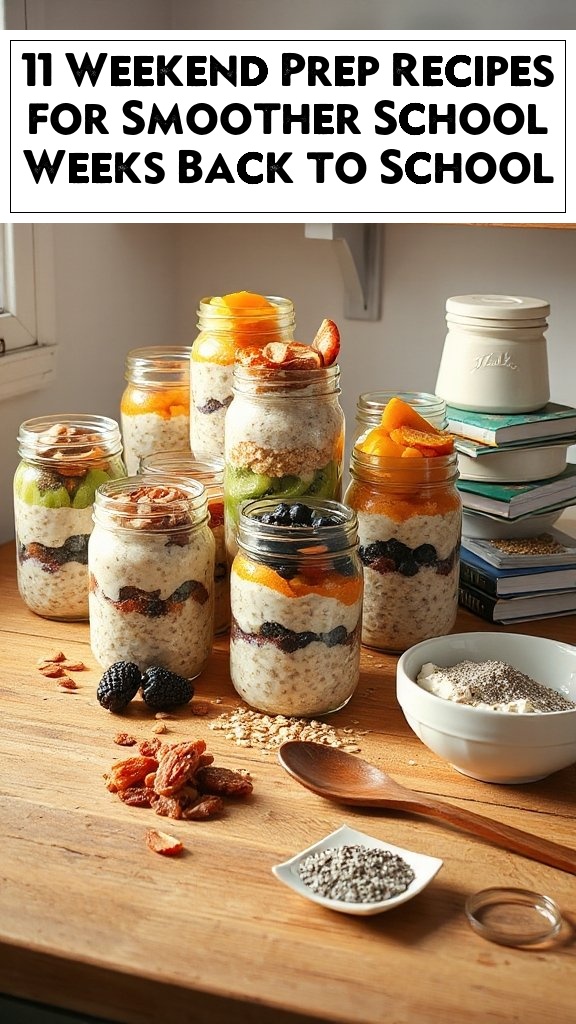 11 Weekend Prep Recipes for Smoother School Weeks Back to School