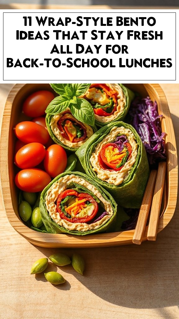 11 Wrap-Style Bento Ideas That Stay Fresh All Day for Back-to-School Lunches